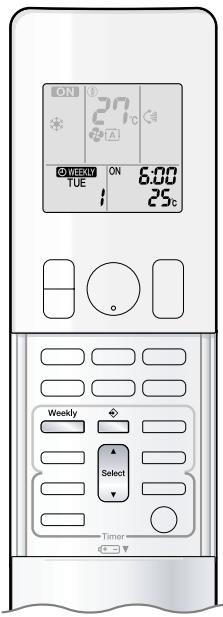 DAIKIN FVXM-F/FVXS-F - WEEKLY TIMER Operation - 1