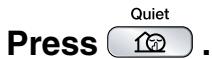 DAIKIN FVXM-F/FVXS-F - ■ To start OUTDOOR UNIT QUIET operation - 1