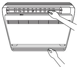 DAIKIN FNA-A - To adjust the vertical blades (louvers) - 1