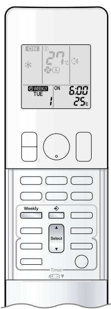 DAIKIN FNA-A - WEEKLY TIMER Operation - 1