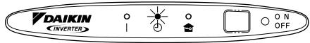 DAIKIN FNA-A - Press "ON TIMER button" again. - 1