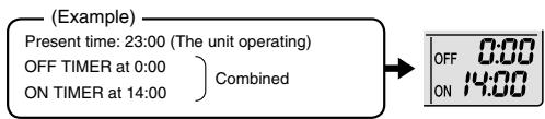 DAIKIN FNA-A - To combine ON TIMER and OFF TIMER - 1