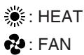 DAIKIN FNA-A - Press MODE and select a operation mode. - 1