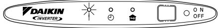 DAIKIN FNA-A - Press "ON/OFF button". - 1