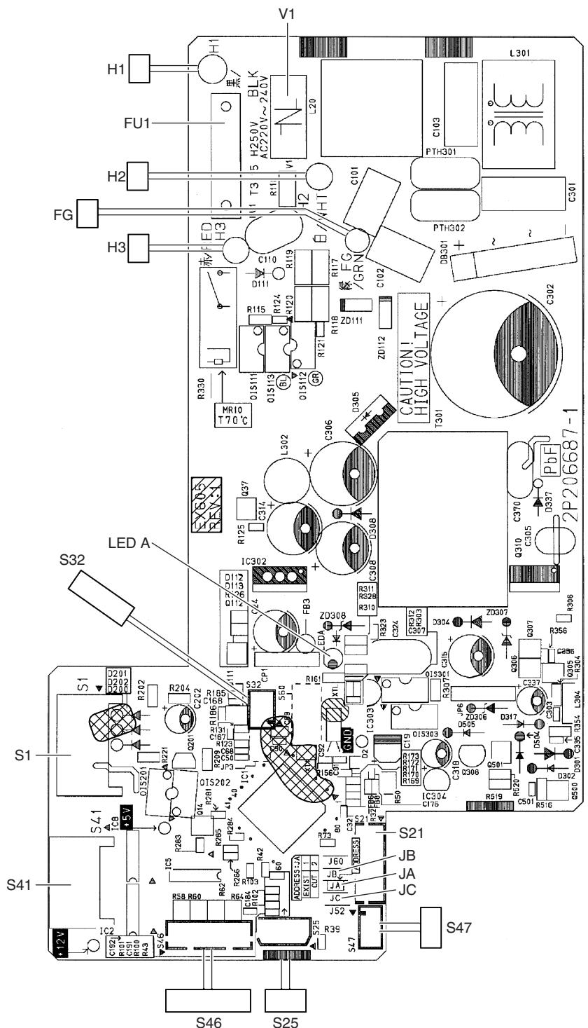 DAIKIN FNA-A - PCB (1): Control PCB - 1