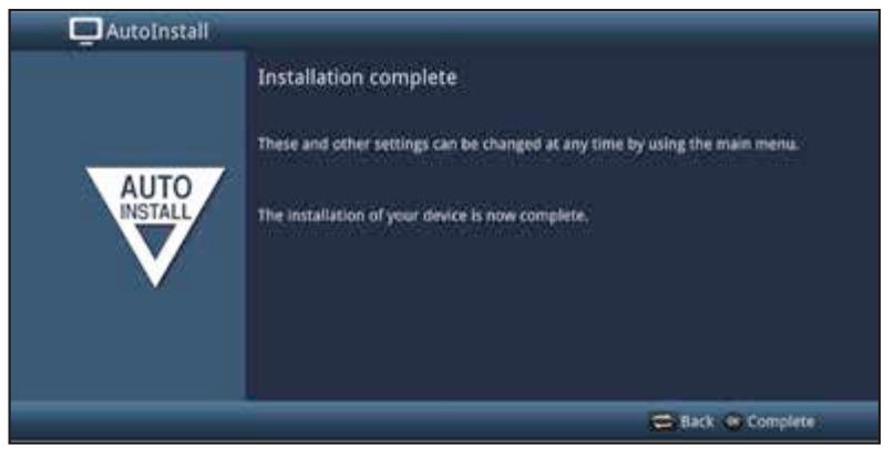 TECHNISAT DIGIT ISIO S - DIGIT ISIO S2 - DIGIT ISIO STC - DIGIT ISIO STC+ - ISIO S1 - Exiting the installation wizard - 1