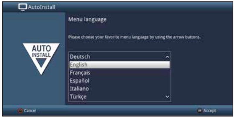 TECHNISAT DIGIT ISIO S - DIGIT ISIO S2 - DIGIT ISIO STC - DIGIT ISIO STC+ - ISIO S1 - Menu language - 1