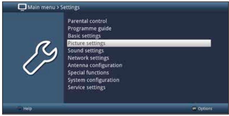 TECHNISAT DIGIT ISIO S - DIGIT ISIO S2 - DIGIT ISIO STC - DIGIT ISIO STC+ - ISIO S1 - Calling up the main menu and navigating through the menus/functions - 4