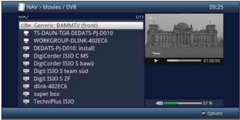 TECHNISAT TECHNIBOX S1  -  TECHNIBOX S1+ - Calling up the DVR Navigator/Starting DVR playback - 1