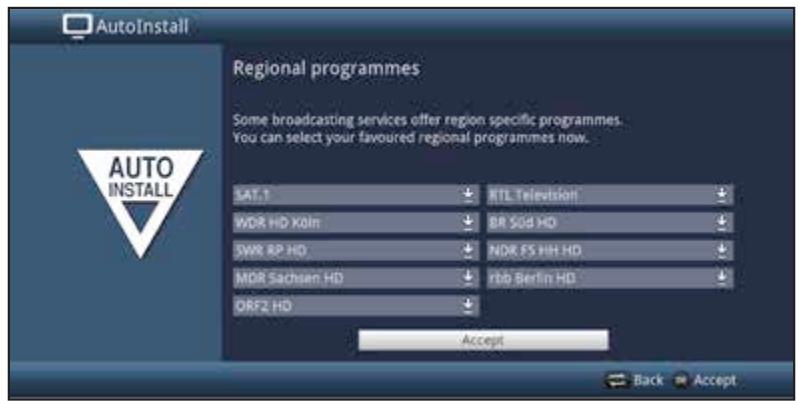 TECHNISAT TECHNIBOX S1  -  TECHNIBOX S1+ - Regional programmes - 1