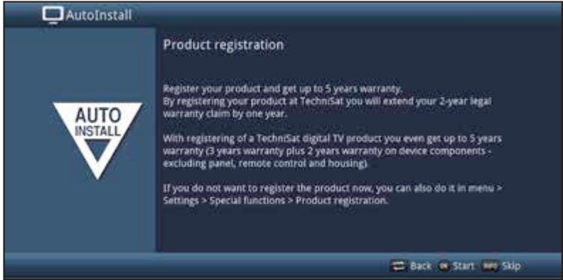 TECHNISAT TECHNIBOX S1  -  TECHNIBOX S1+ - Product registration - 1