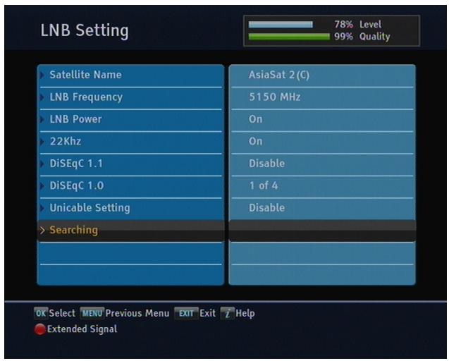 TOPFIELD SBP-2001 - Configuring LNB settings - 2