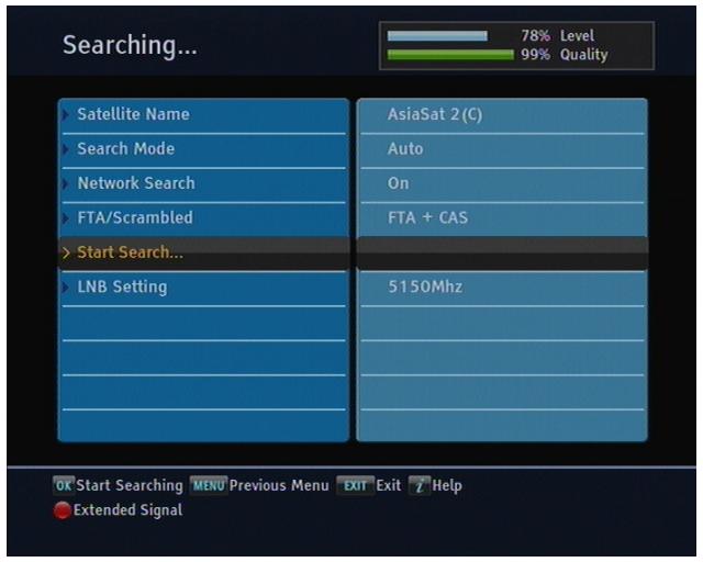 TOPFIELD SBP-2001 - Searching for services - 1