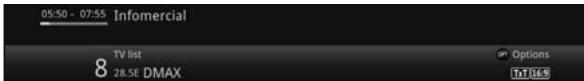 05:50 - 07:55 Infomercial 8 TV list 28.5E DMAX Options TnT169