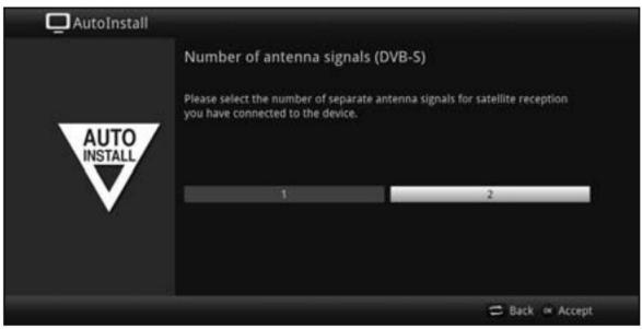 TECHNISAT DIGITRADIO 51 - Nombre de signaux d'antenne (DVB-S) - 1