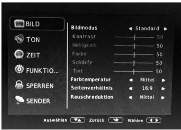 XORO HRT 7620 - Main Menu - 1