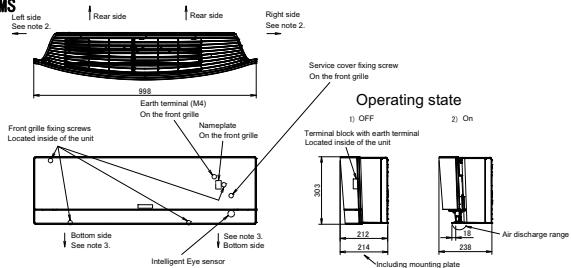 DAIKIN FCQG-F - - 1 Dimensional Drawings - 1