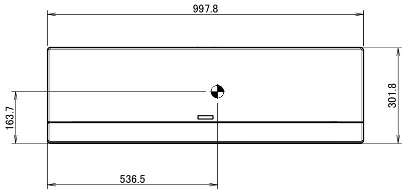 DAIKIN FCQG-F - - 1 Centre of Gravity - 1