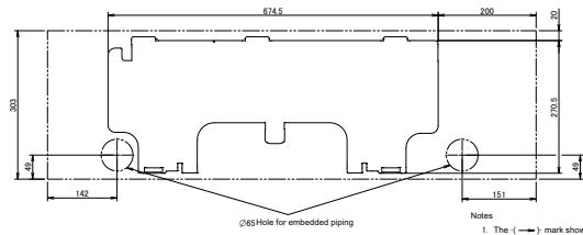 DAIKIN FTXG20L  -  FTXG25JW -  FTXG25LS -  FTXG35JW -  FTXG35LS -  FTXG50LS -  FTXG50LW - - 1 Dimensional Drawings - 6