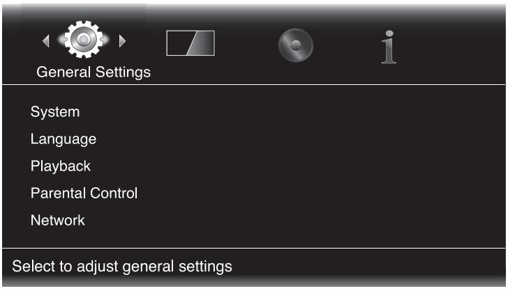 HARMAN KARDON BDT20 - Settings Menu - 1