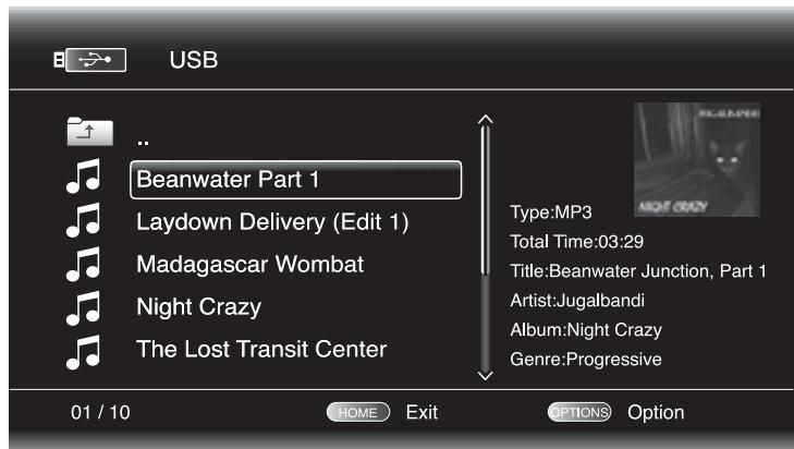 HARMAN KARDON BDT20 - Playing Music Files - 1