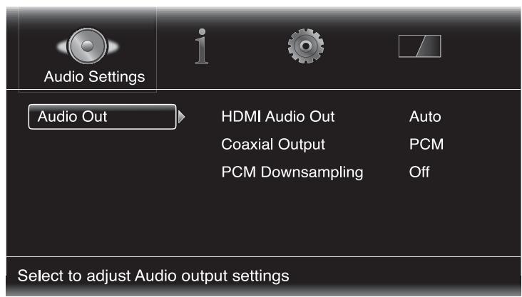 HARMAN KARDON BDT20 - Audio Settings - 1