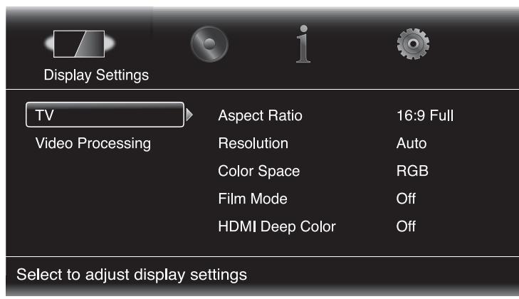 HARMAN KARDON BDT20 - Display Settings - 1