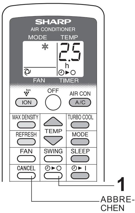 SHARP CV-P10PR - Drucken Sie die CANCEL-Taste - 1