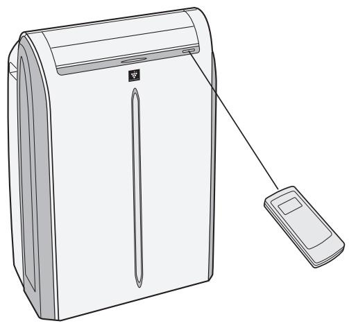 SHARP CV-P10PR - Pour éviter de perdre la télécommande, place-la sur le crochet sur l'appareil lorsqu'elle n'est pas utilisé. - 2