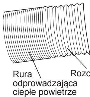SHARP CV-P10PR - Instalacja rury odpradowaz(jj)ciepiegowietze - 1