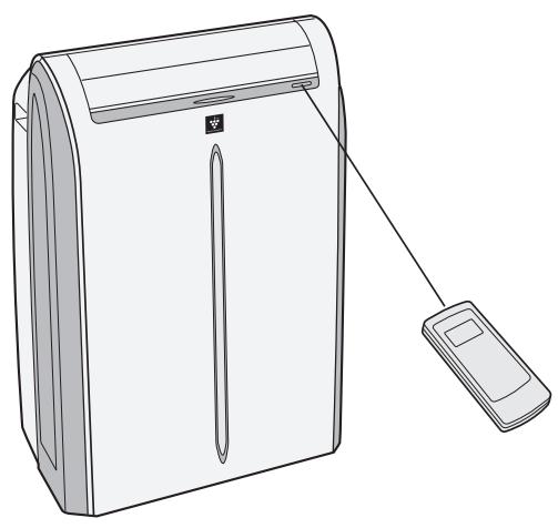 SHARP CV-P10PR - To prevent the remote control from being misplaced, hook it to the unit when not in use. - 2