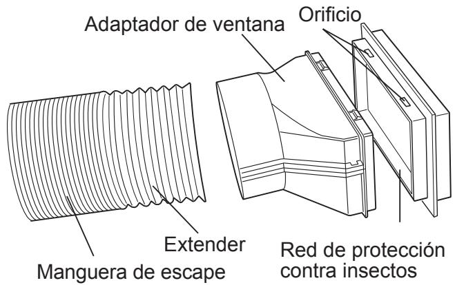 SHARP CV-P10PR - Conecte los vierte aguas a la red de proteccion contra insectos. - 1