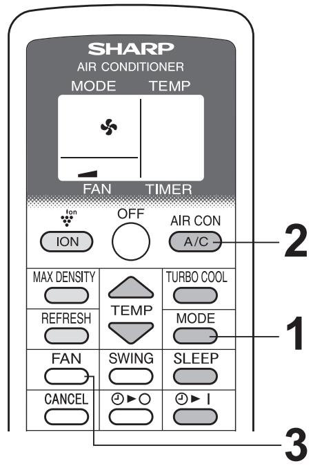 SHARP CV-P10PR - FAN MODE - 3