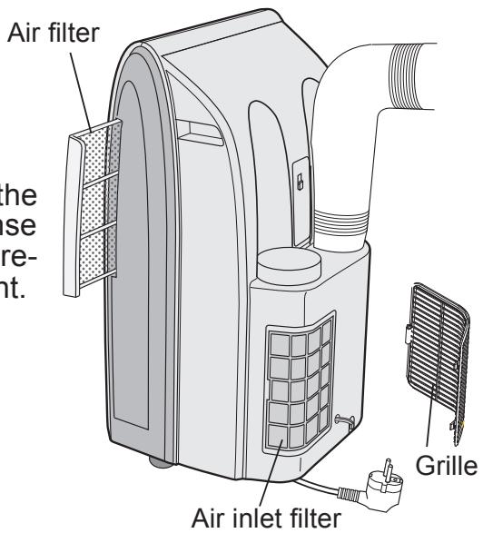 SHARP CV-P10PR - AIR INLET FILTER - 1