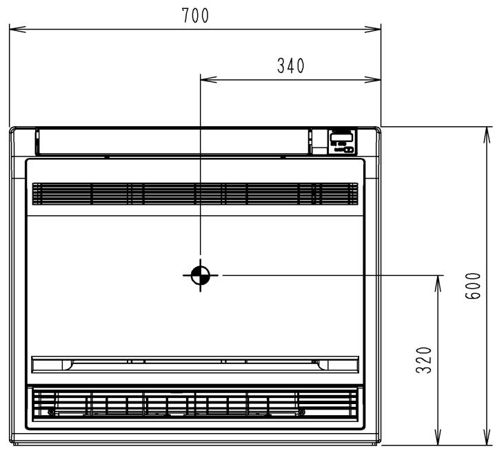 DAIKIN FVXS25F - 5-1 Centre of Gravity - 1
