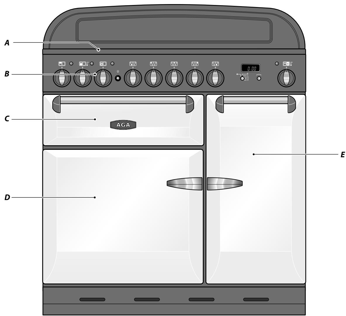 AGA MASTERCHEF 110 INDUCTION - Cooker Overview - 1
