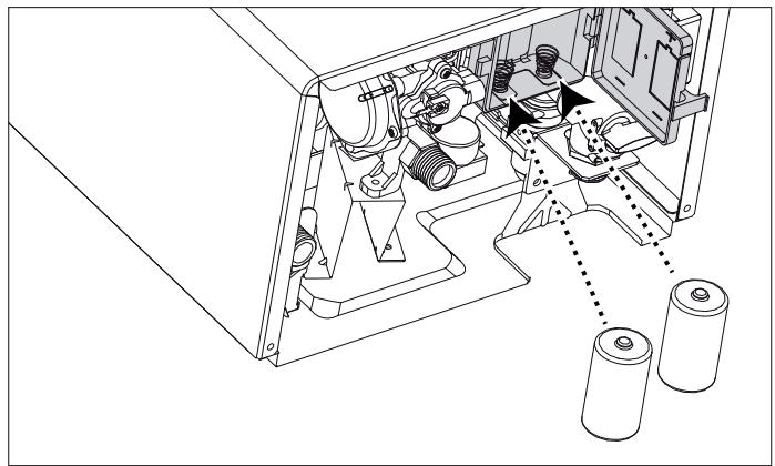 CHAFFOTEAUX FLUENDO PLUS 11 CF B - Mise en place des piles - 1