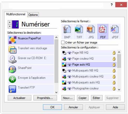 XEROX DOCUMATE 3125 - Interfaces de numérisation - 1