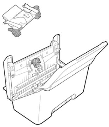 XEROX DOCUMATE 3125 - Remplacement du bloc du tampon de l'aad - 5