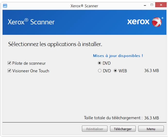 XEROX DOCUMATE 3125 - Installation du logiciel et connexion du scanner - 6