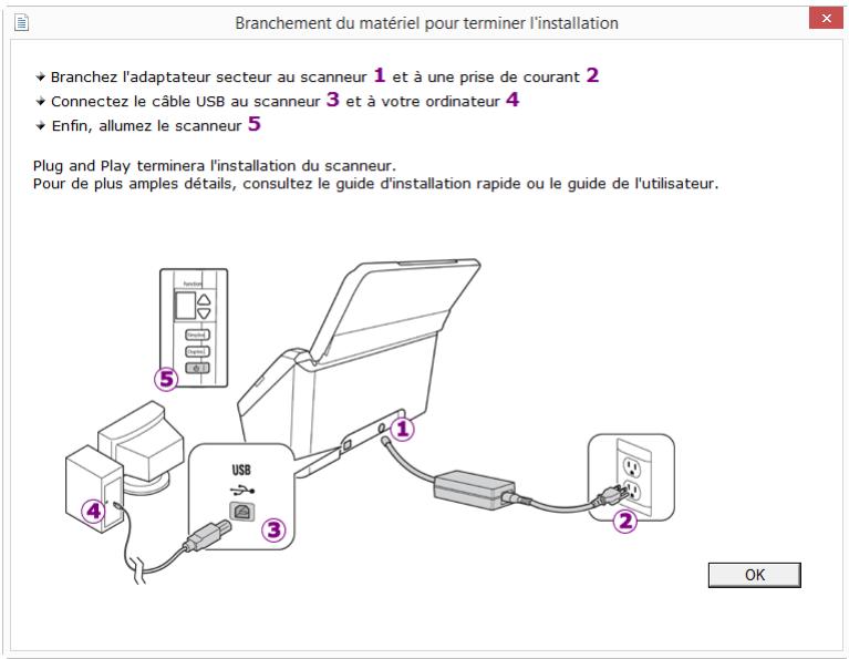 XEROX DOCUMATE 3125 - Installation du PILOTE du scanneur - 2