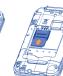 ALCATEL 2053 - Insérer et extraire la carte SIM - 1