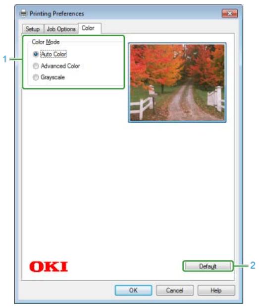 OKI B432DN - Onglet [Couleur] - 1