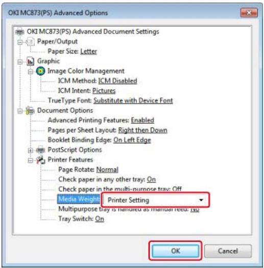 OKI B432DN - Pour le pilote d'imprimante PS Windows - 3