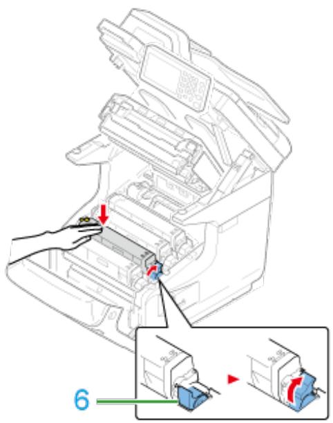 OKI B432DN - Remettez les quatre tambours image dans la machine. - 2