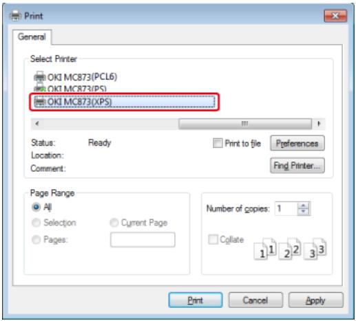 OKI B432DN - Pour le pilote d'imprimante XPS Windows - 1