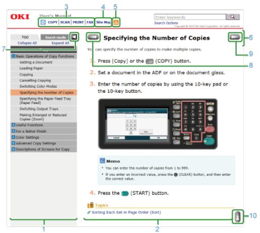 OKI MC760DN - Page du haut - 3