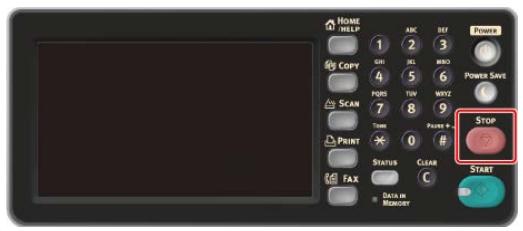 HOME HELP 1 2 3 COPY GNT JEL MBD 4 5 6 PQS TW WRYZ 7 8 9 Scan Time Point 0- PRINT 0 # Status Clear FAX C DATA IN MEMORY START STOP