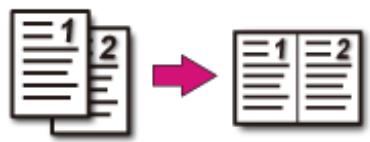 OKI MC760DN - Deux feuilles → Une face de la feuille - 1