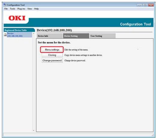 OKI ES7170DN - ES7131DNW - Enregistrement des paramètres sur un fichier - 1